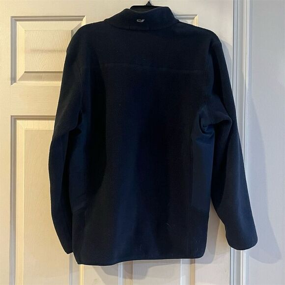 Vineyard Vines Men's Navy Blue Fleece 1/4 Zip Pullover Sweater Size M - Picture 5 of 5